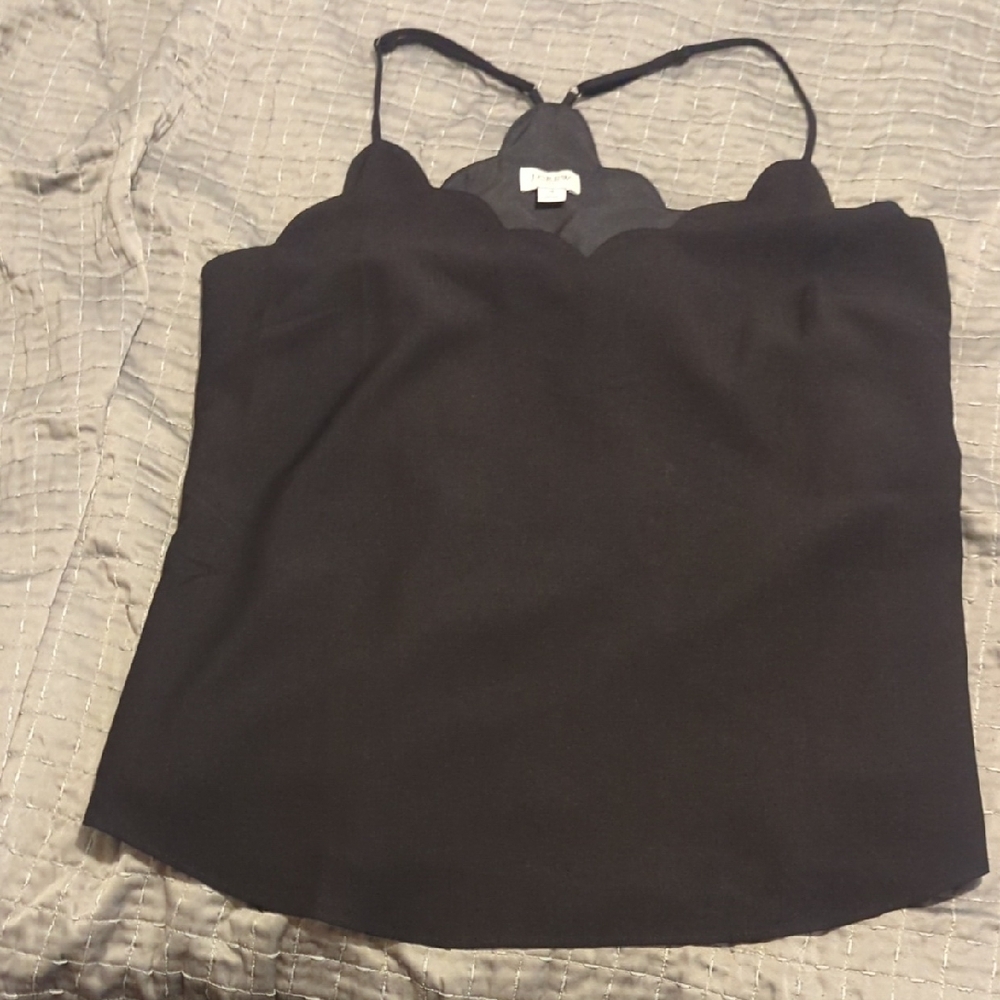J. Crew Black Fitted Camisole Top